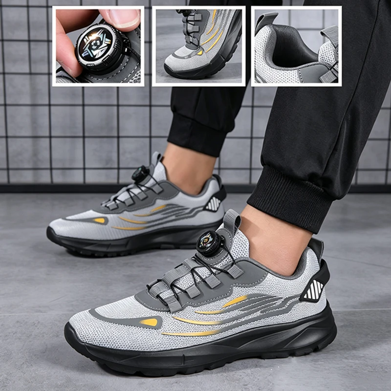 Table Tennis Men - Ademende mesh herenschoenen Trendy lichtgewicht wandelschoenen