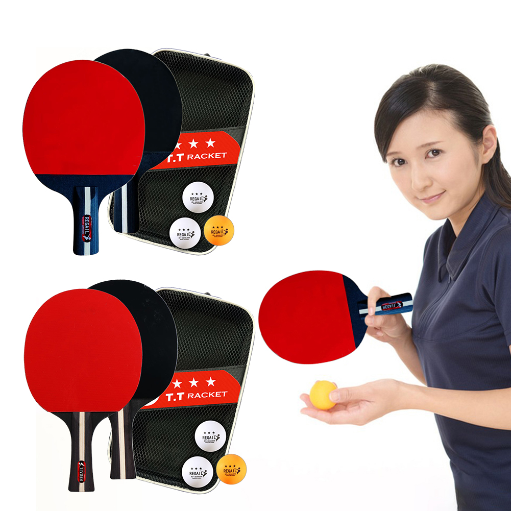 Table Tennis Livescore - Tafeltennisracket 2 Rackets En 3 Ballen