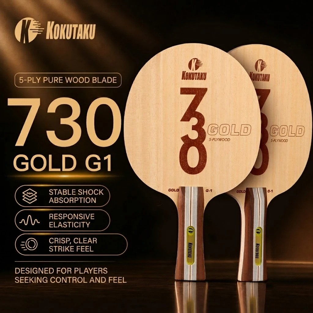 Table Tennis Racket - Kokutaku Tafeltennisbat FL 730 G1 5-laags