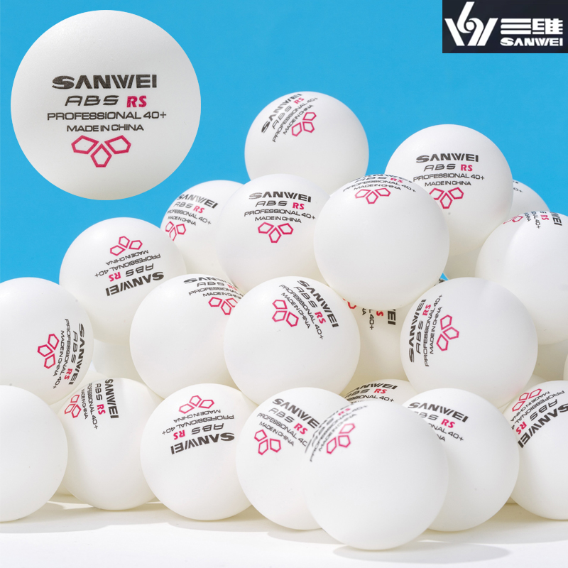 Table Tennis Livescore - SANWEI RS40+ 3-sterren tafeltennisballen gefelst ABS