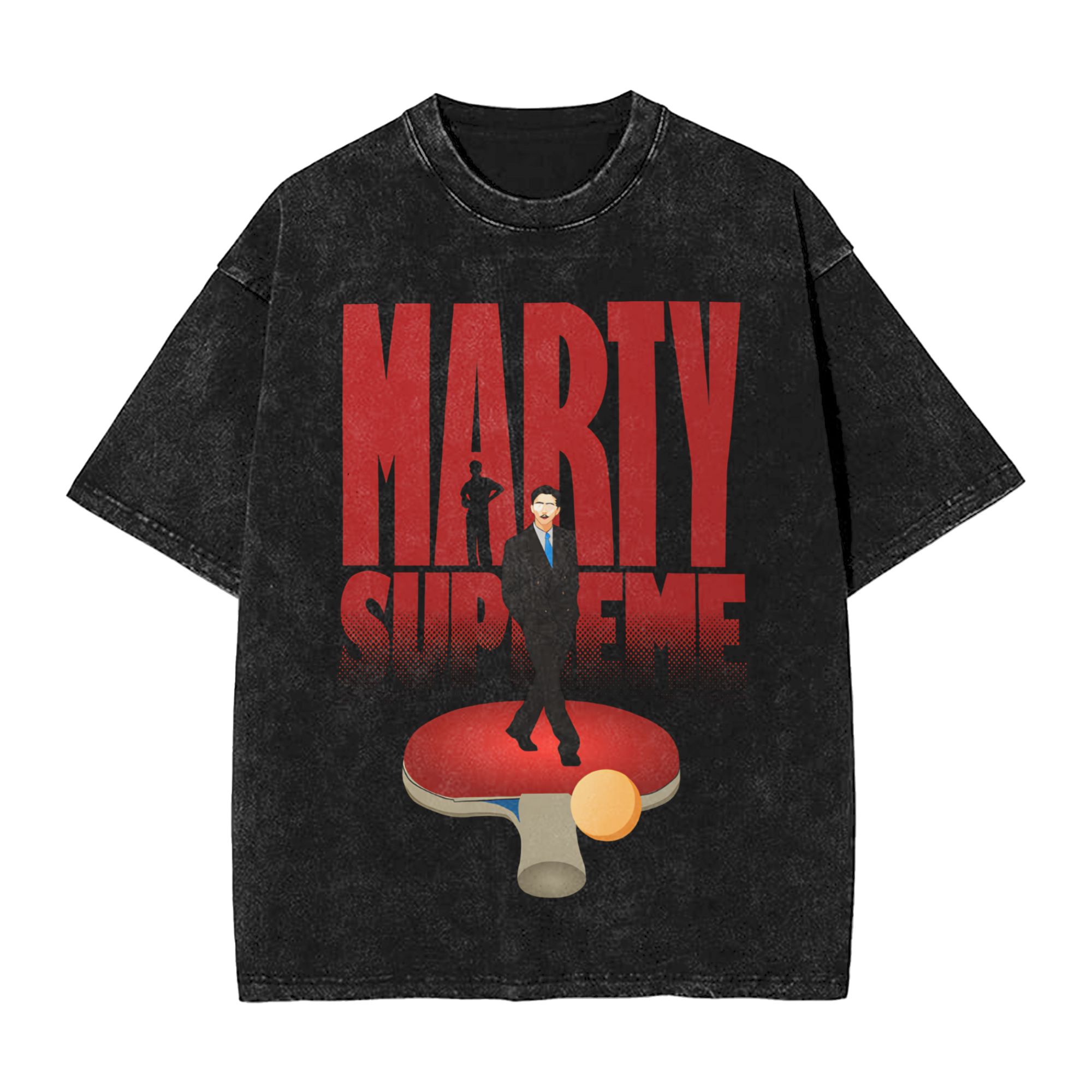 Table Tennis Marty Supreme - Marty Tafeltennis Timothee Chalamet Vintage Gewassen