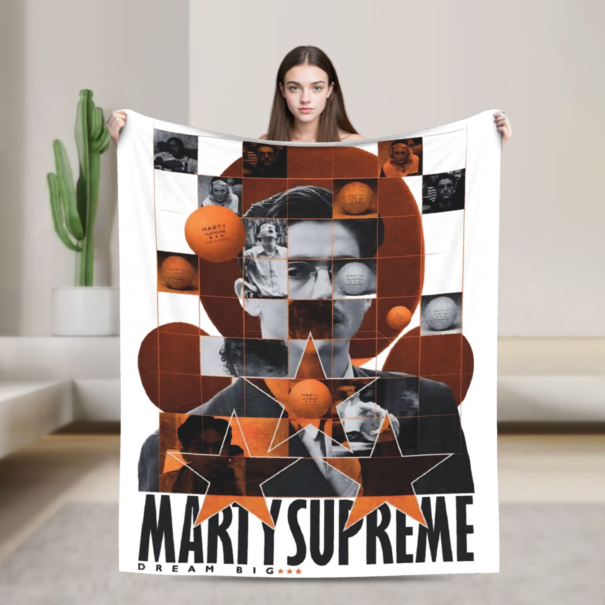 Table Tennis Marty Supreme - Marty Supreme Tafeltennisspreien Filmflanel Grappige ademende