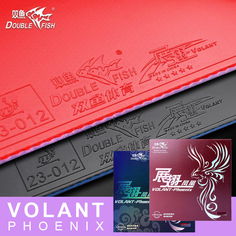 Table Tennis Club - DUBBELE VIS Volant Phoenix Tafeltennisrubber Kleverige