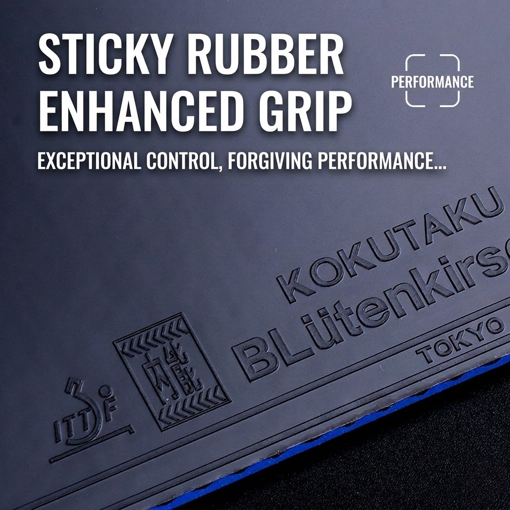 Kokutaku Tafeltennisbat Rubber - Table Tennis Grip recensie en prijs