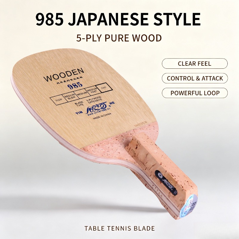 YINHE 985 Japanse Penhold Tafe - Table Tennis Club recensie en prijs