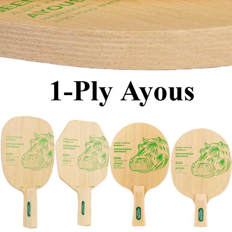JEELS Green Hippo 1 Ply Ayous  - Table Tennis In Japanese recensie en prijs
