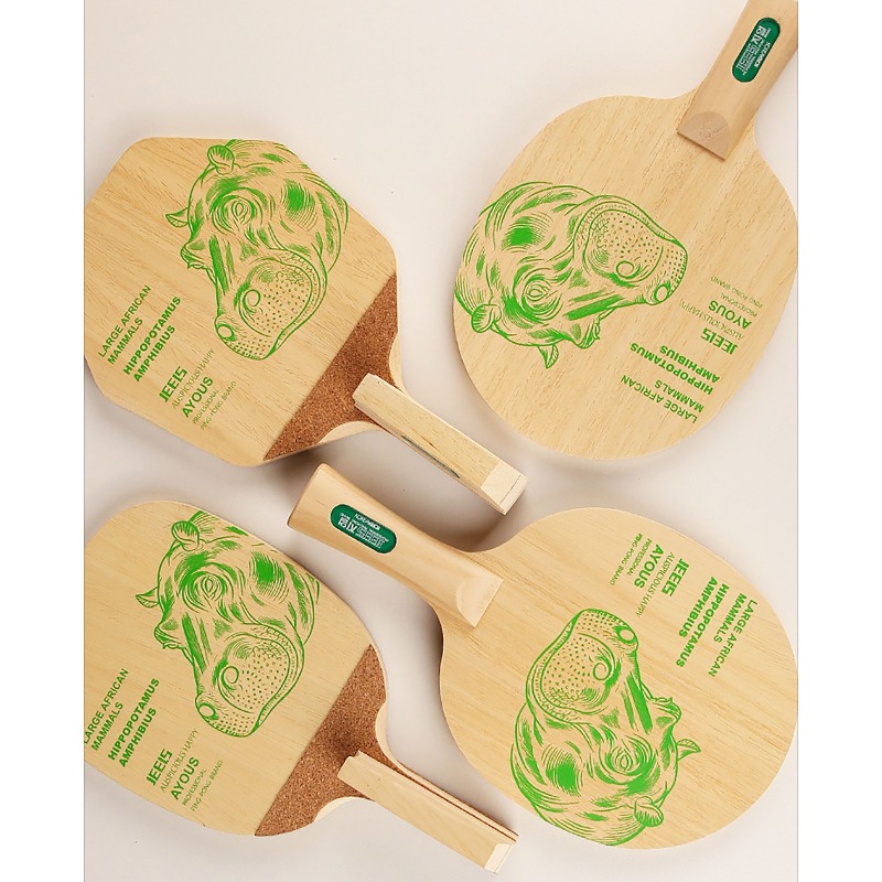 JEELS Green Hippo 1 Ply Ayous  - Table Tennis In Japanese recensie en prijs