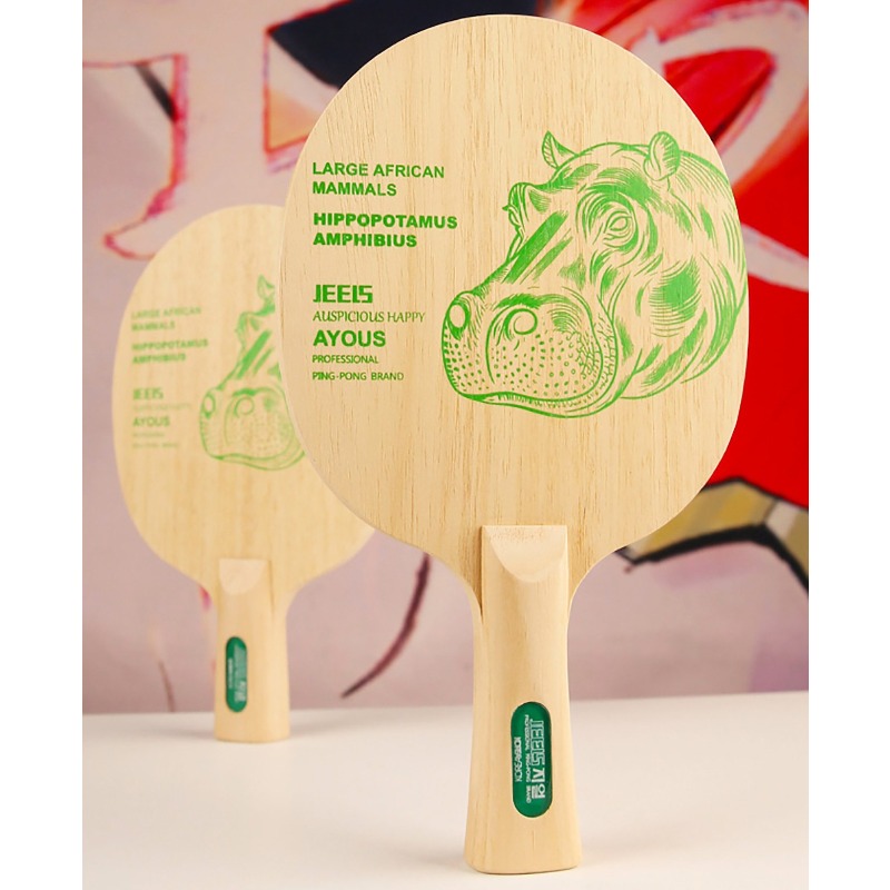 JEELS Green Hippo 1 Ply Ayous  - Table Tennis In Japanese recensie en prijs