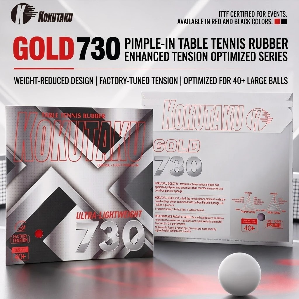 Kokutaku Tafeltennisrubber Gol - Table Tennis Grip recensie en prijs