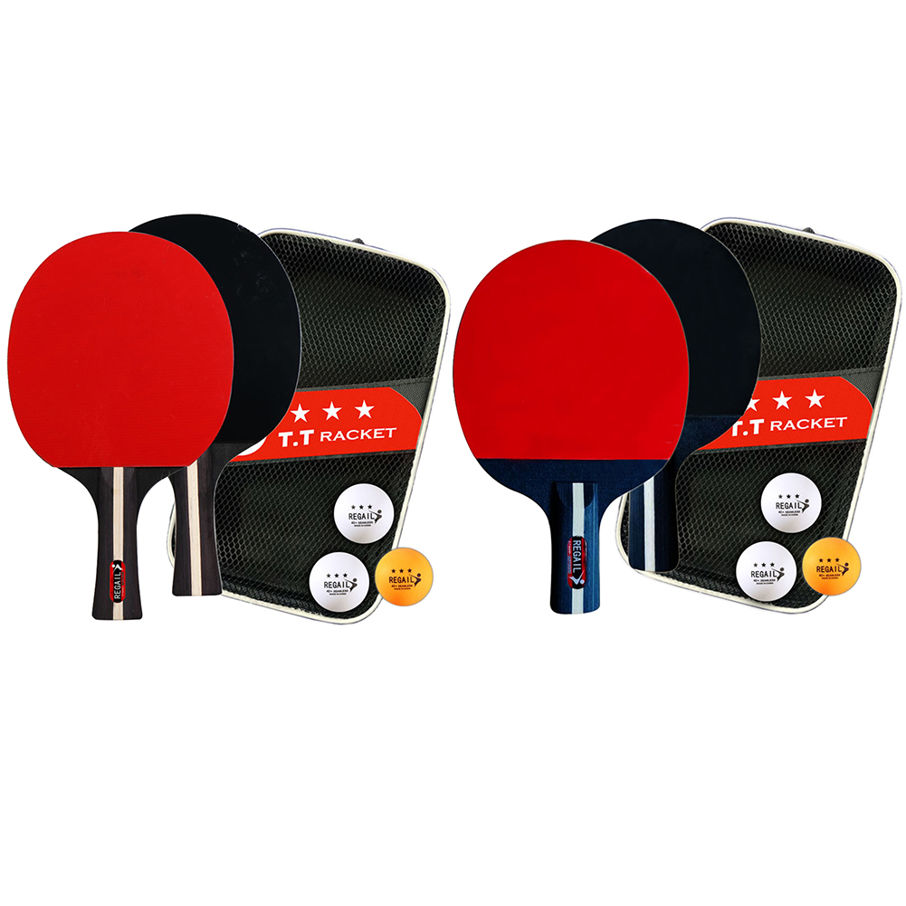 Tafeltennisracket 2 Rackets En - Table Tennis Livescore recensie en prijs
