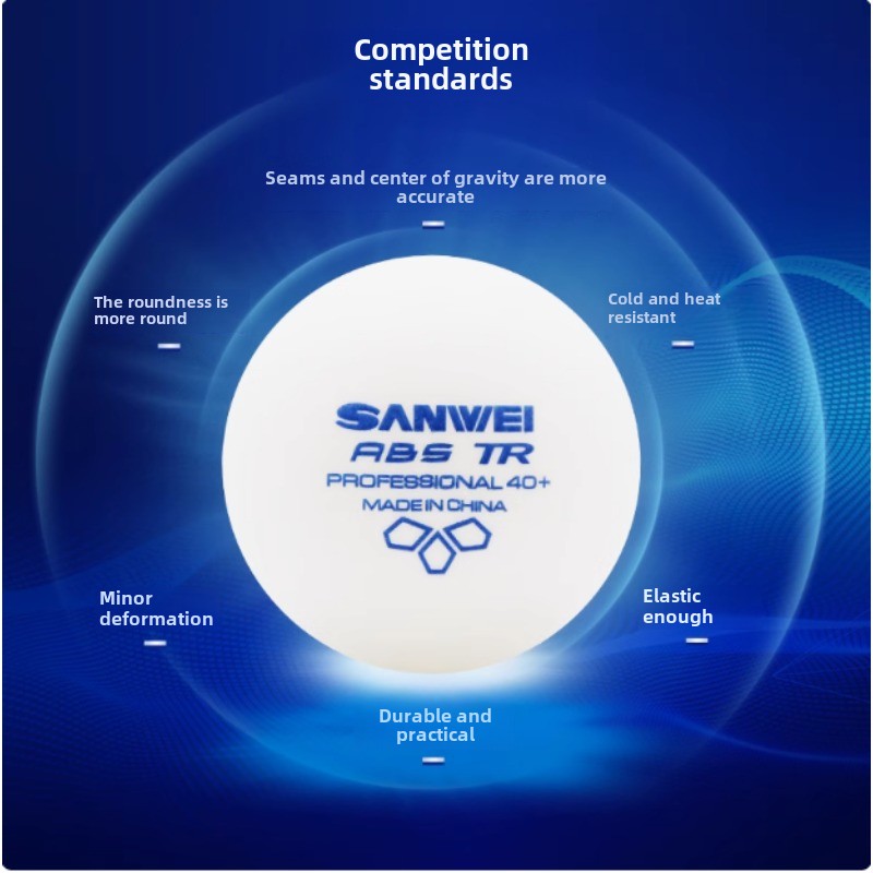100 stuks Sanwei Nieuwe Materi - Table Tennis Livescore recensie en prijs