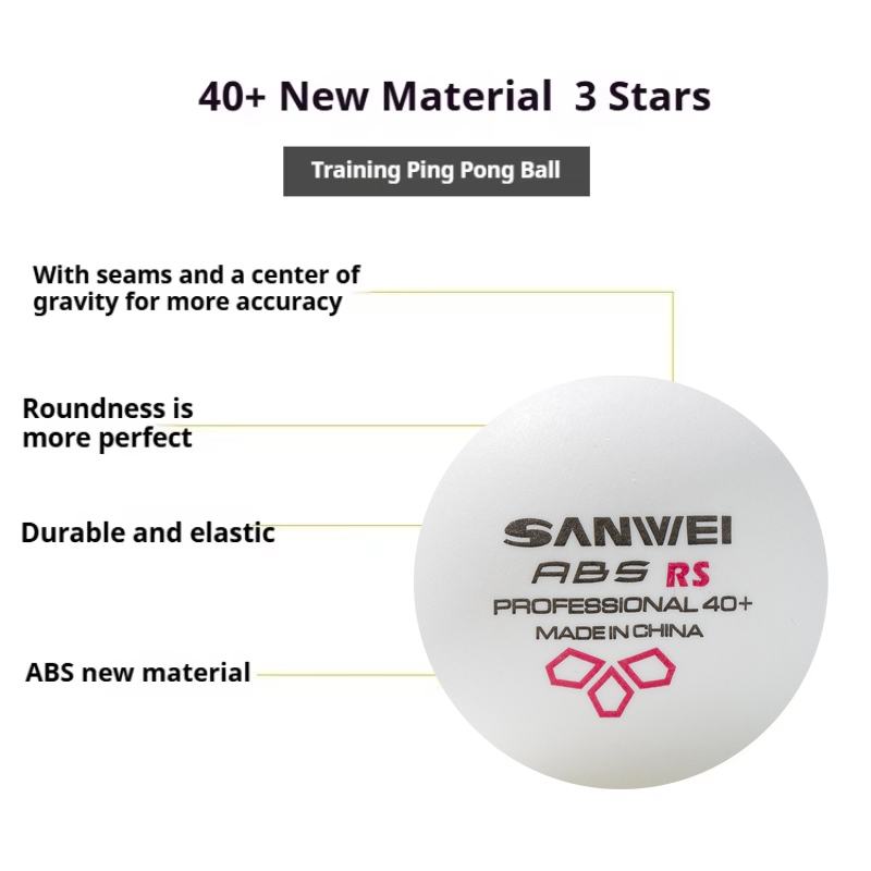 SANWEI RS40+ 3-sterren tafelte - Table Tennis Livescore recensie en prijs