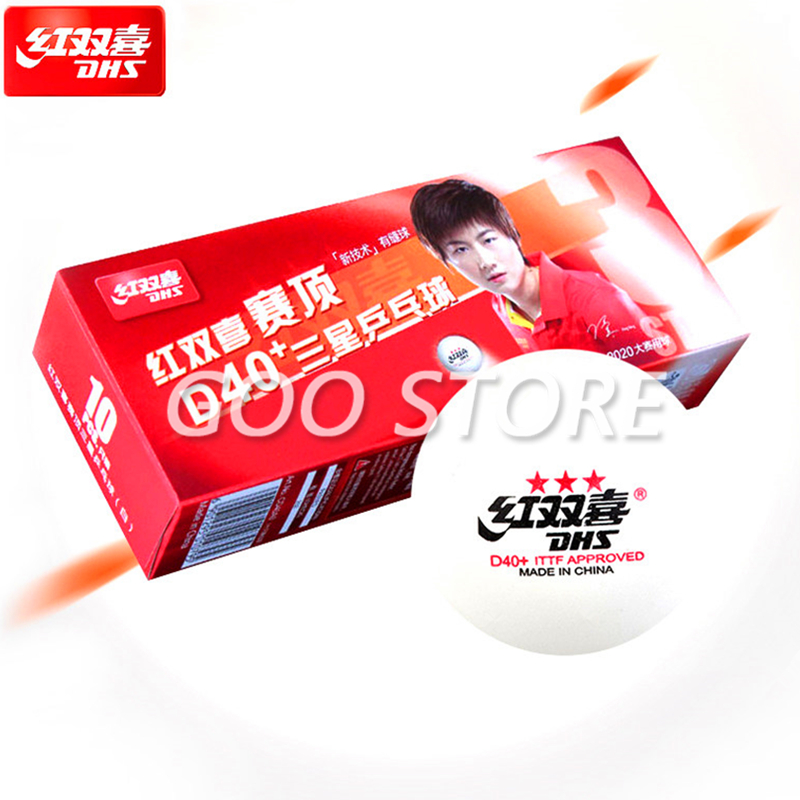 DHS 3 Star D40+ Tafeltennisbal - Table Tennis Livescore recensie en prijs